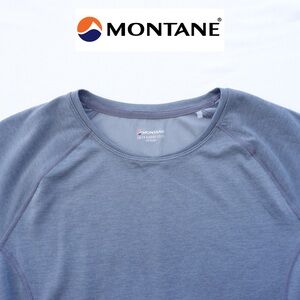 Montane Womens Via Trail Series T Shirt Size 12 US Green Outdoor Active Tee